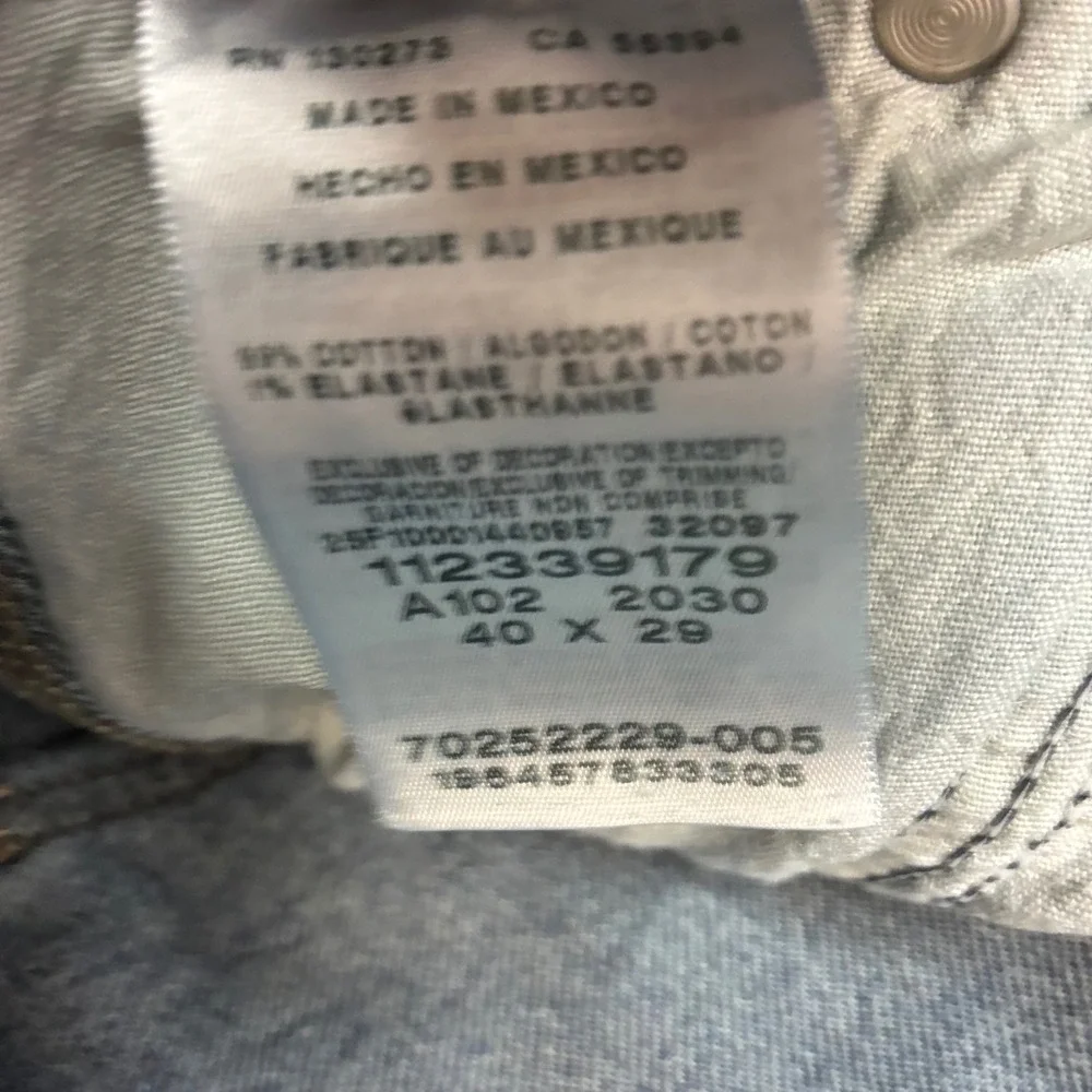 VTG Lee Workwear Carpenter Jeans Mens Size 40x29 Denim Straight Leg Hammer Loop